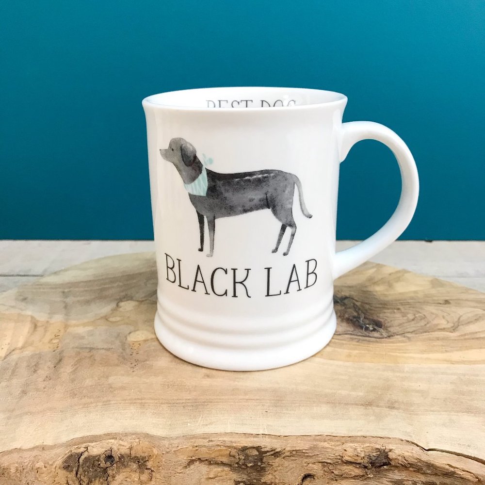 FRINGE Studio Julianna Swaney Black Lab Coffee Mug Best Dog Lover Gift